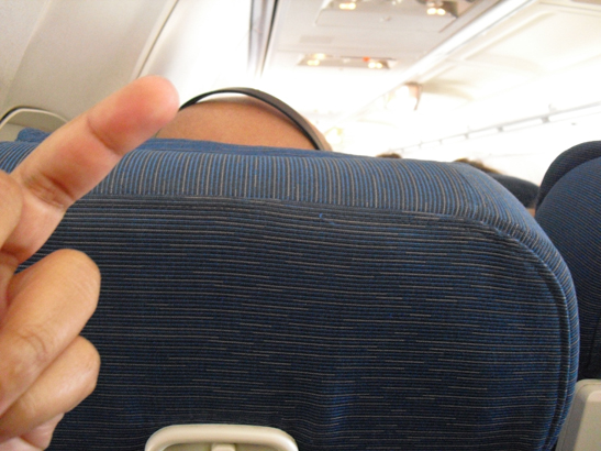 I hated this guy with a passion just because he refused to put his seat up when he WASN'T SLEEPING >:o
